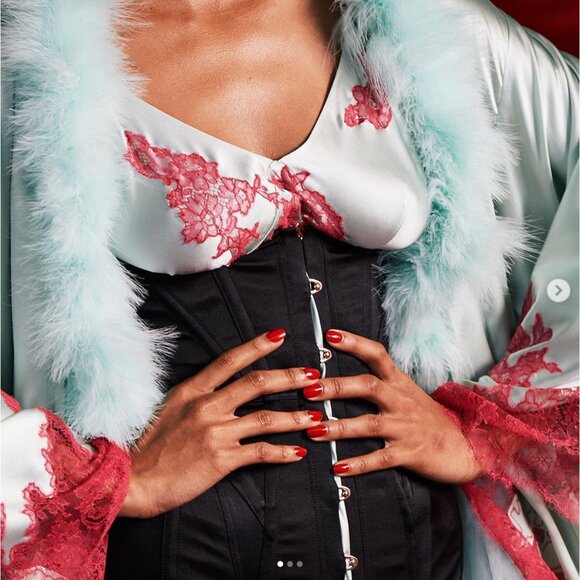 Agent Provocateur Cadance Black Corset Waspie AP2 Small NWT $675 - Picture 5 of 10